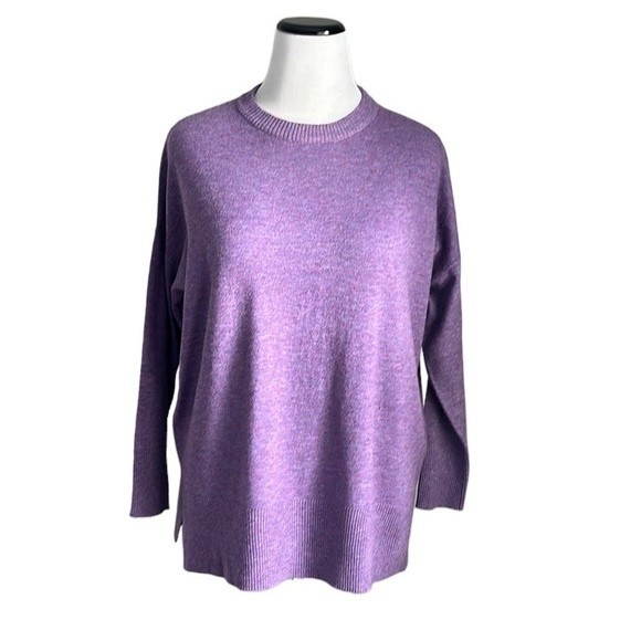 Kerisma Women’s Wool Blend Oversized Long Sleeve Purple sweater Size S/M - Picture 1 of 10